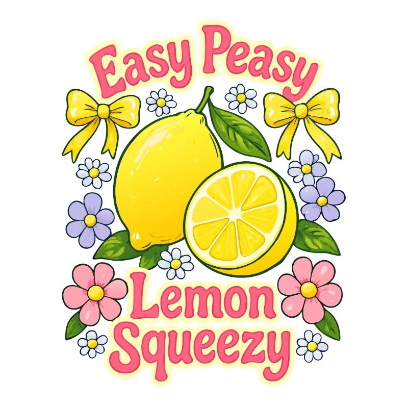 Facile à presser comme un citron, facile – Citrons et fleurs