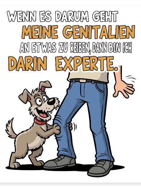 Reib-Experte Hund