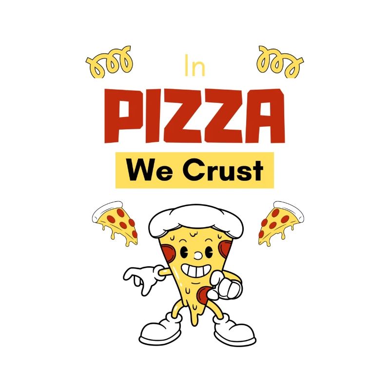 In der Pizza machen wir eine Kruste