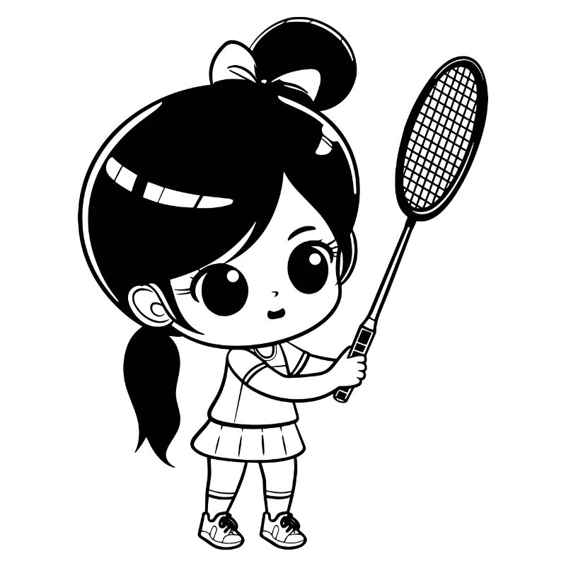 Badminton Mädchen