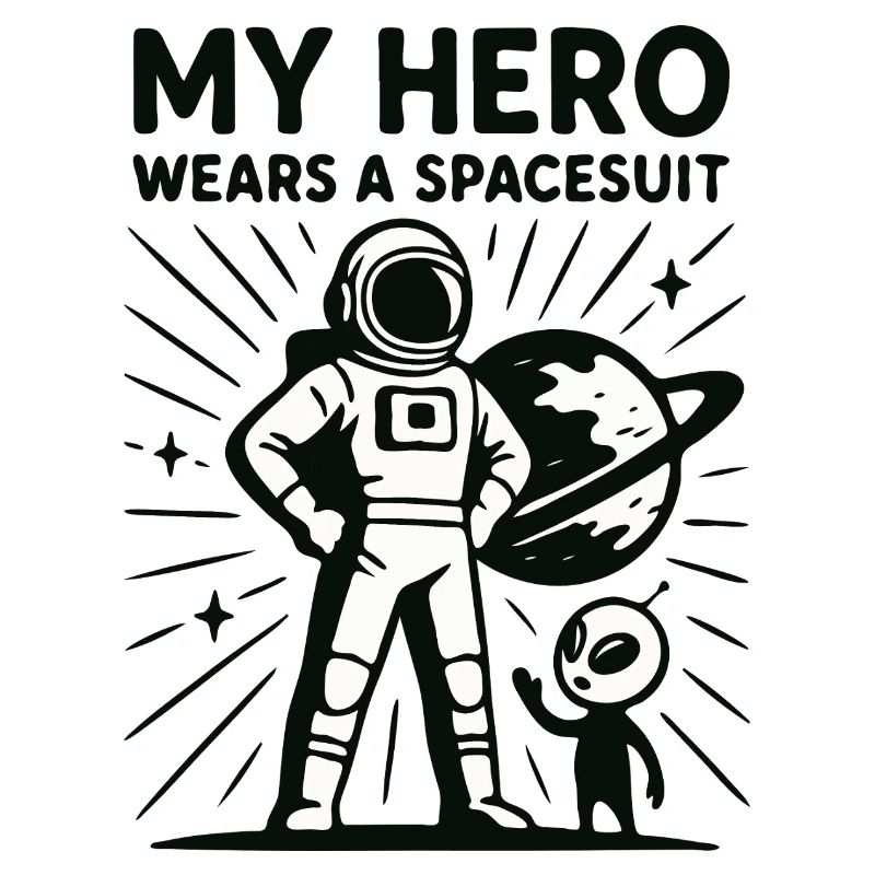 Space Hero in a Spacesuit