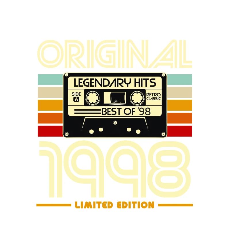 Original 1998 Cassette Rétro
