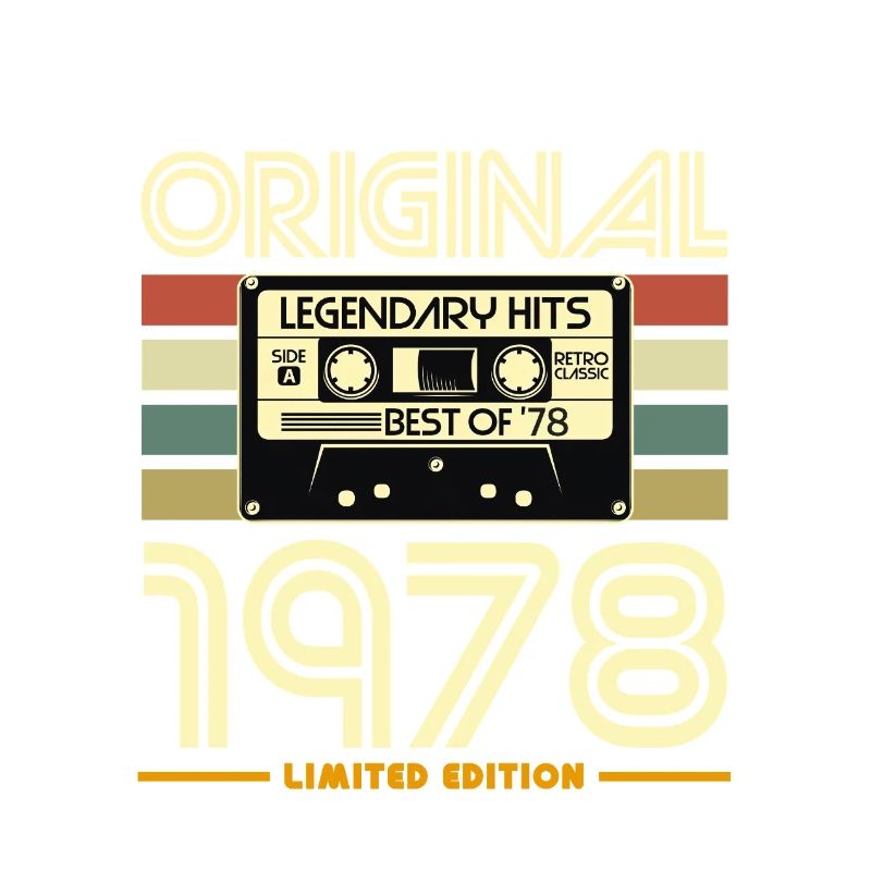 Original 1978 Cassette rétro limitée