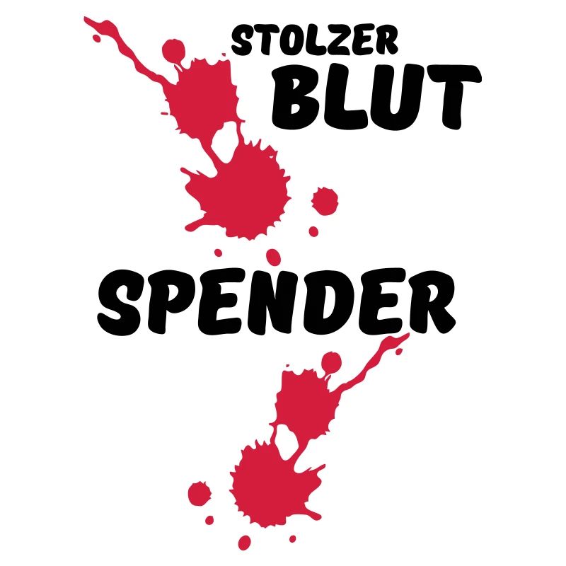 Stolzer Blutspender Blut Spende Geschenk Medizin