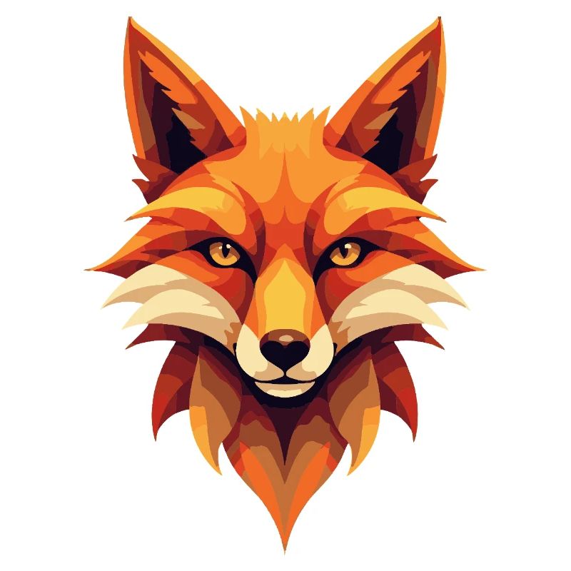 Geometrischer Glutfuchs