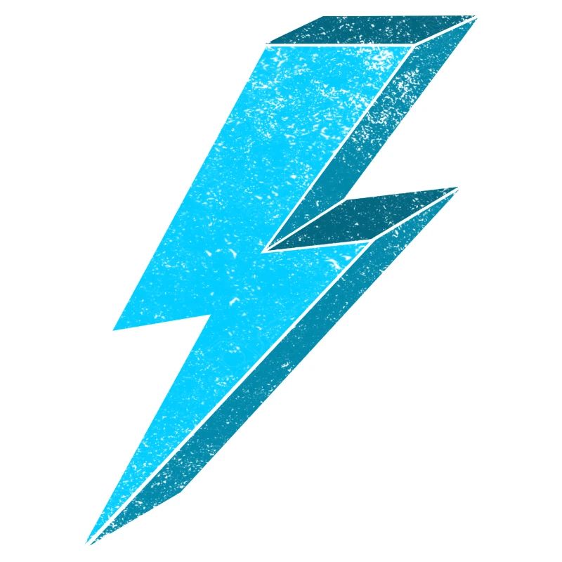 Elektrischer Blitz Design 3D
