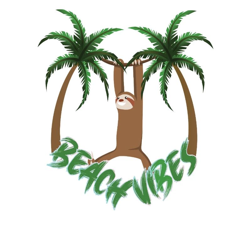 Beach Vibes Sloth