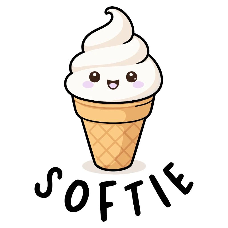 Softie Softeis Lover Eiscreme Icon Geschenk