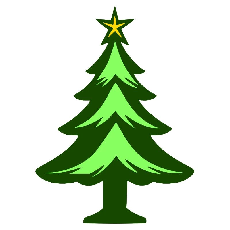 Simple graphique de sapin de Noël