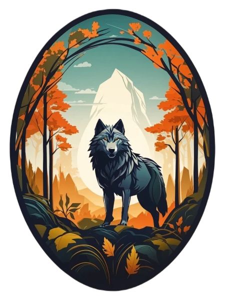 Waldbewohner Wolf