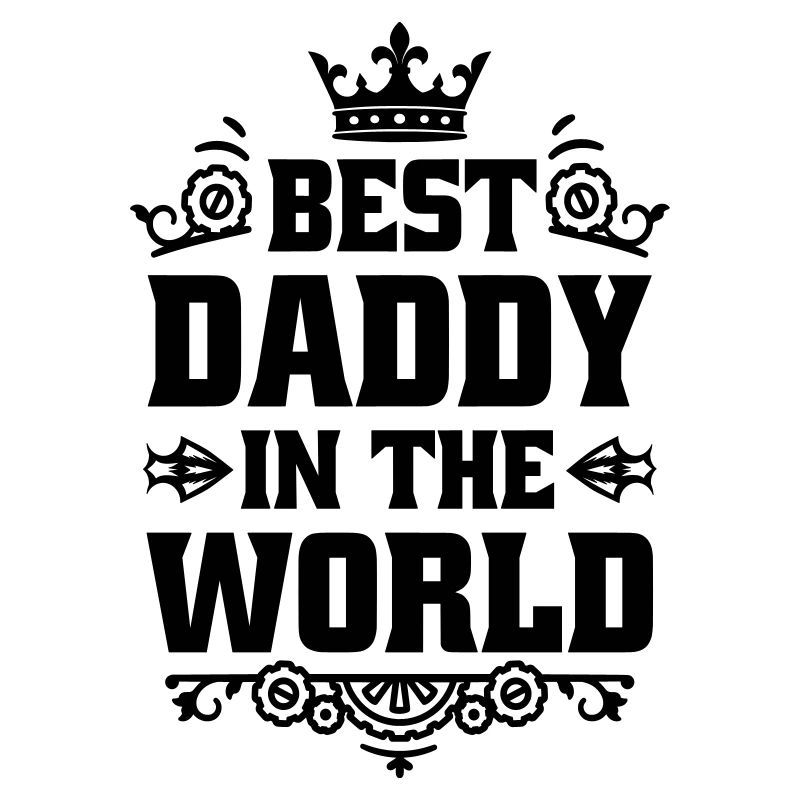 Bester Papa der Welt Geschenk  Krone Best Daddy