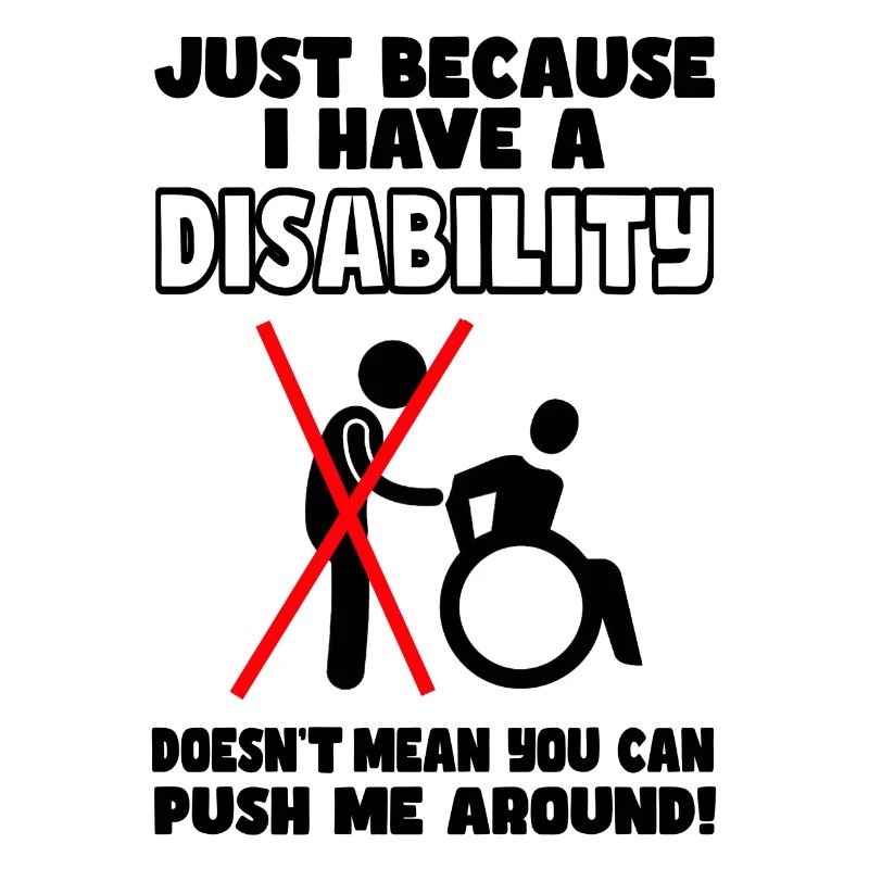 Even though I have a disability, wheelchair does not push #