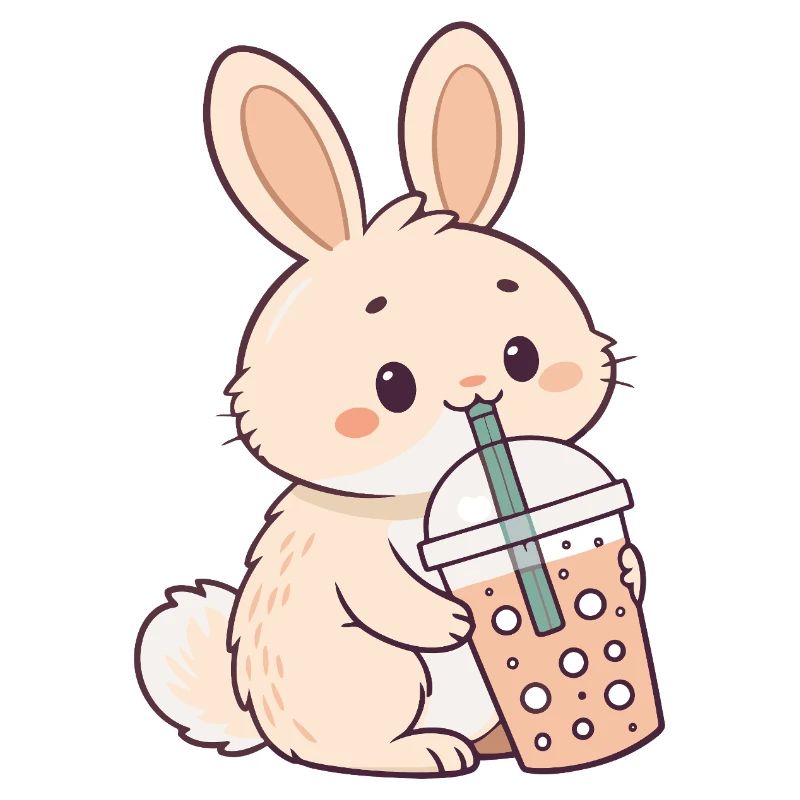 Rabbit Bubble Tea Süßigkeit
