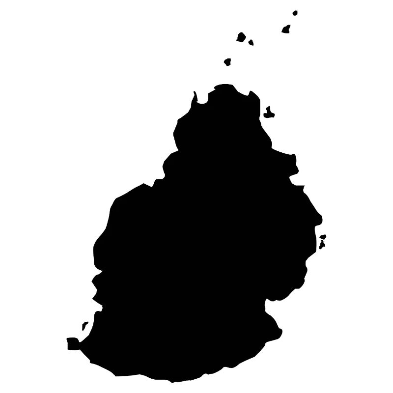 Mauritius map