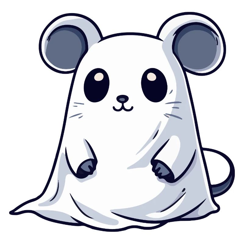 Mouse Halloween Ghost