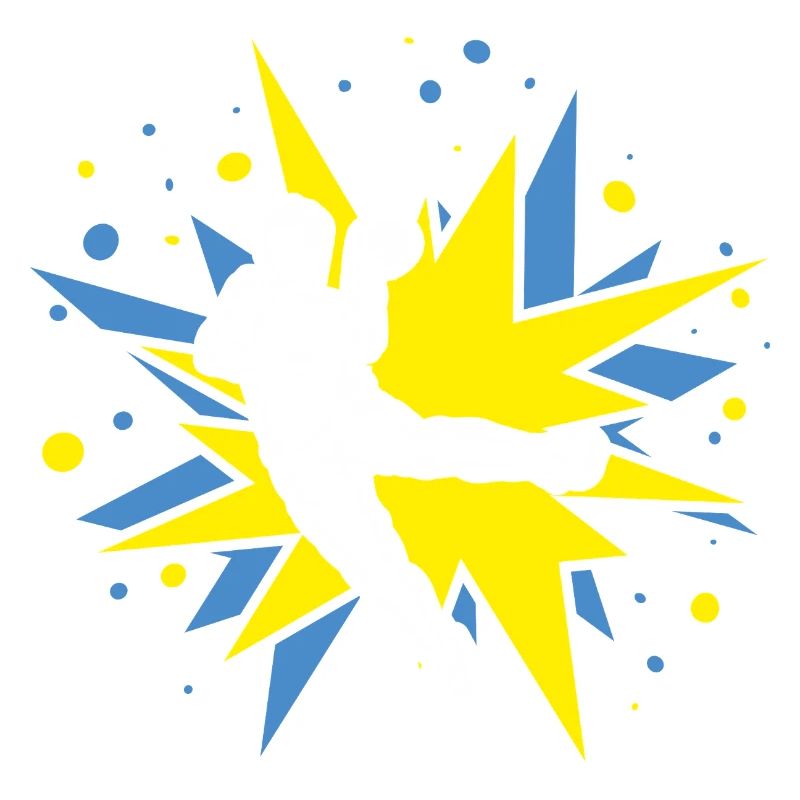 Handball Design im Comic-Explosionen