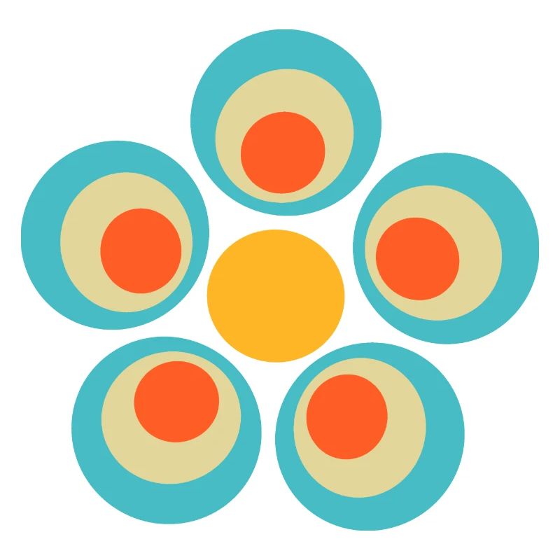 70s Flower Pattern