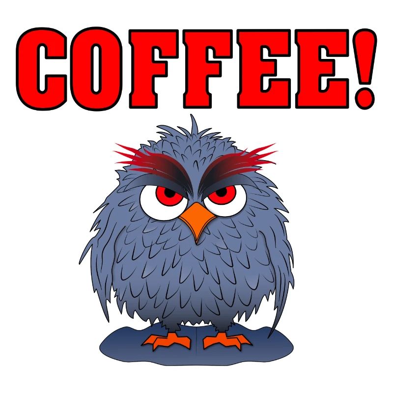 Eule COFFEE ROT