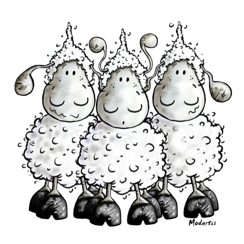 "Mc Wool" - sheep t-shirt design