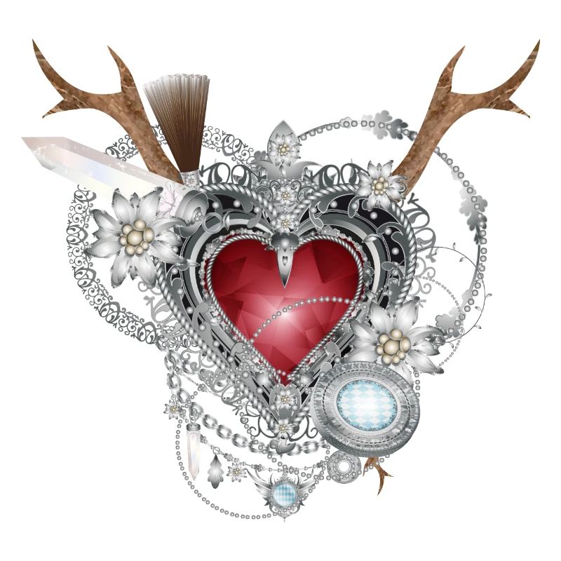 Extravaganter bayerischer Trachtenschmuck