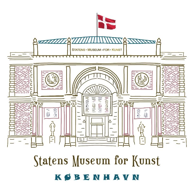 Copenhague, Musée d’art SMK, Dessin Danemark