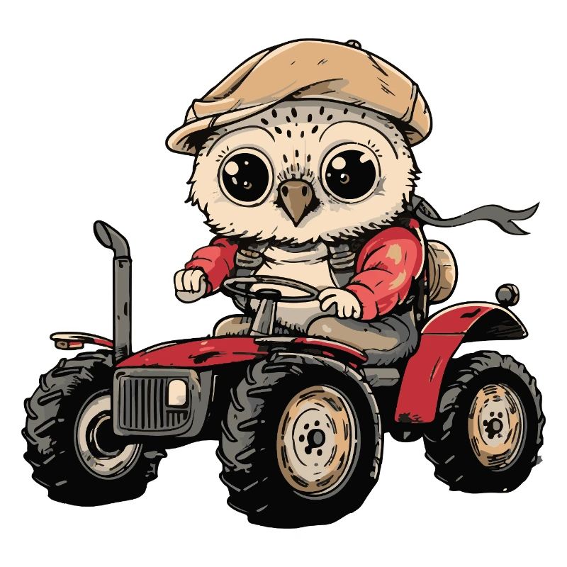Eule Traktor Farmer