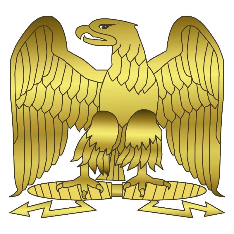 Napoleon Golden Imperial Eagle Crest