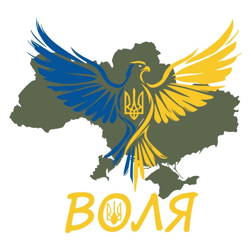 Volya Eagle on Ukraine Map