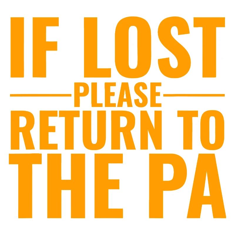 If Lost Please Return To PA