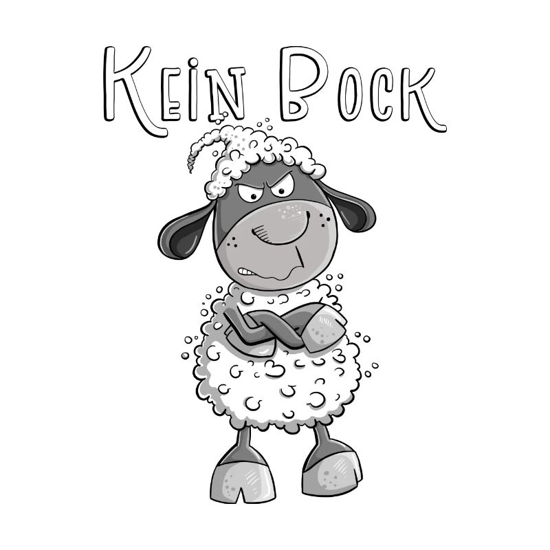 Kein Bock Schaf I No Statement Fun Sayings