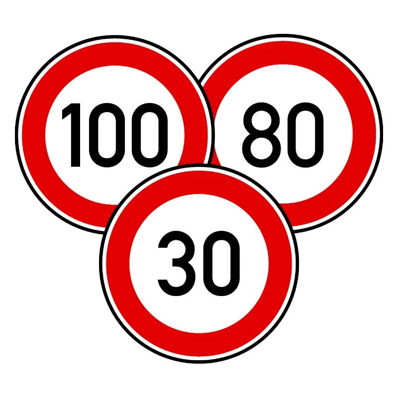 Tempolimit 100 - 80 - 30