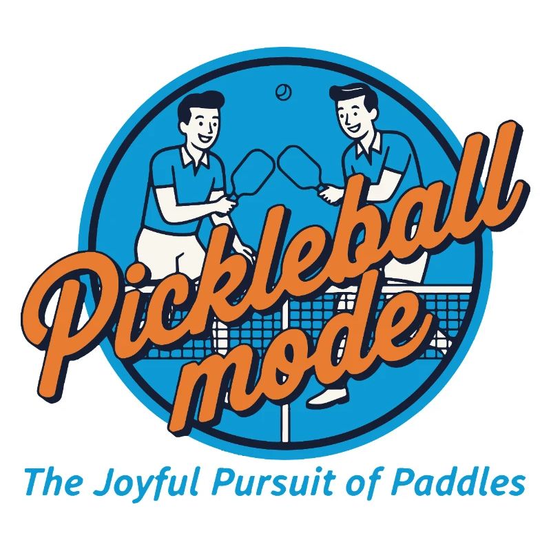 Pickleball Mode Funny Player Paddle Balls Net