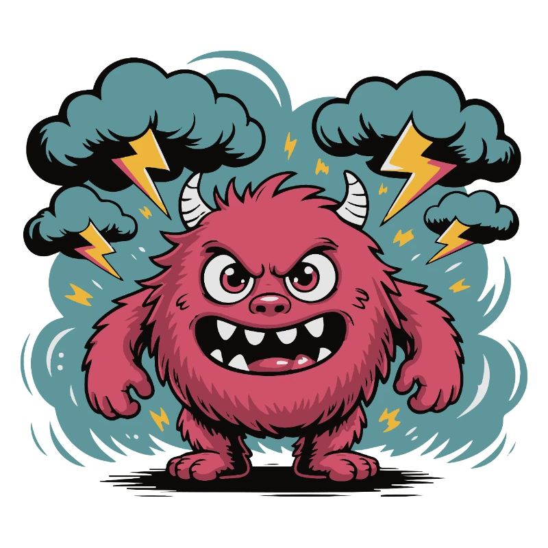 Illustration du monstre de la tempête féroce