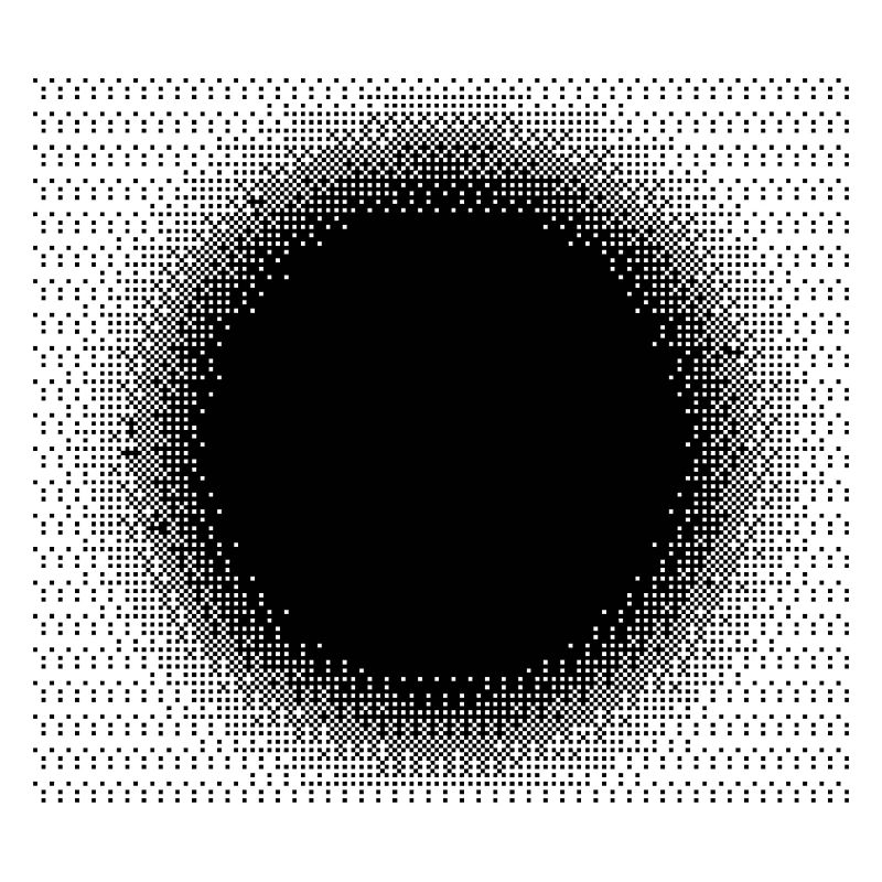 Design des points de soleil noirs