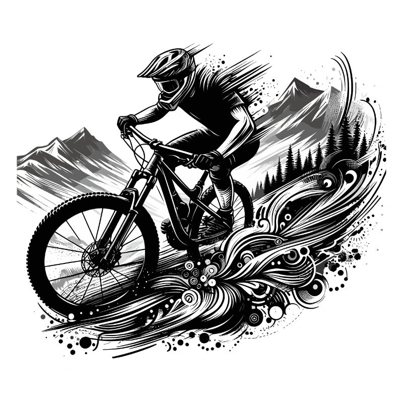 MTB Mountainbiking Downhill Geschenk