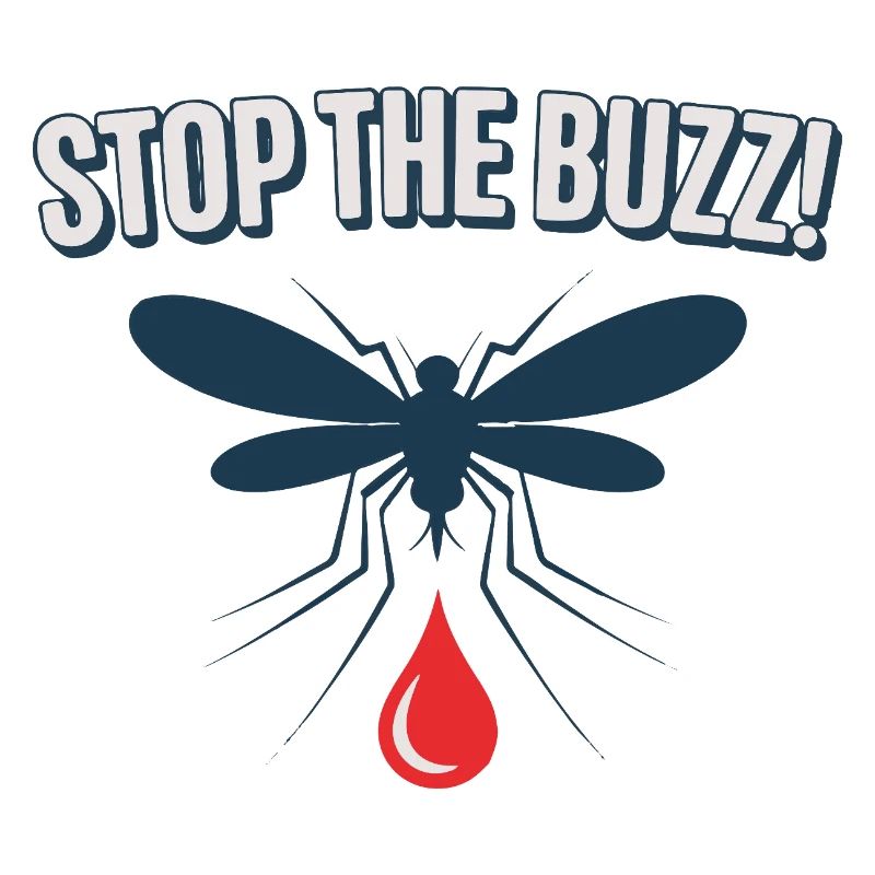 Stop the Buzz Mosquito Blood Drop