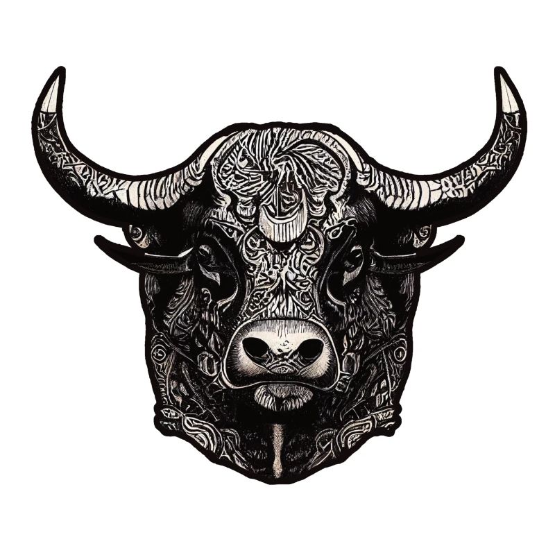 Tête de taureau