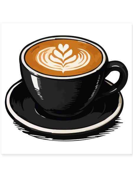 Kaffeeherz Latte Kunst