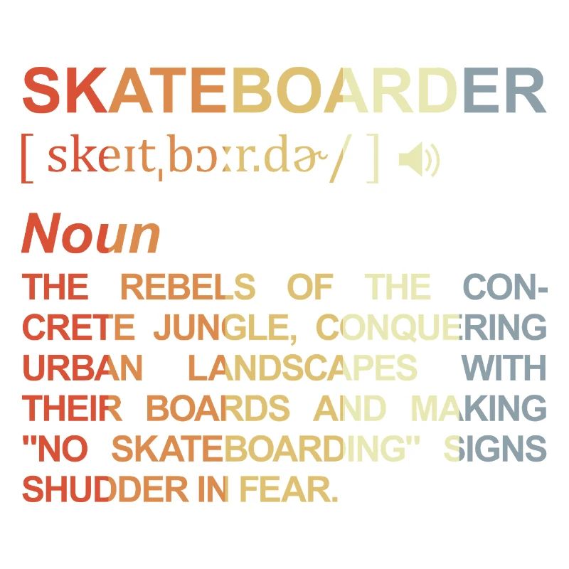Signification de skateboarder