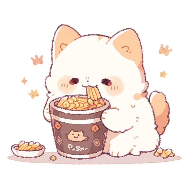 Chats spaghetti - Le chat s’amuse avec le passé