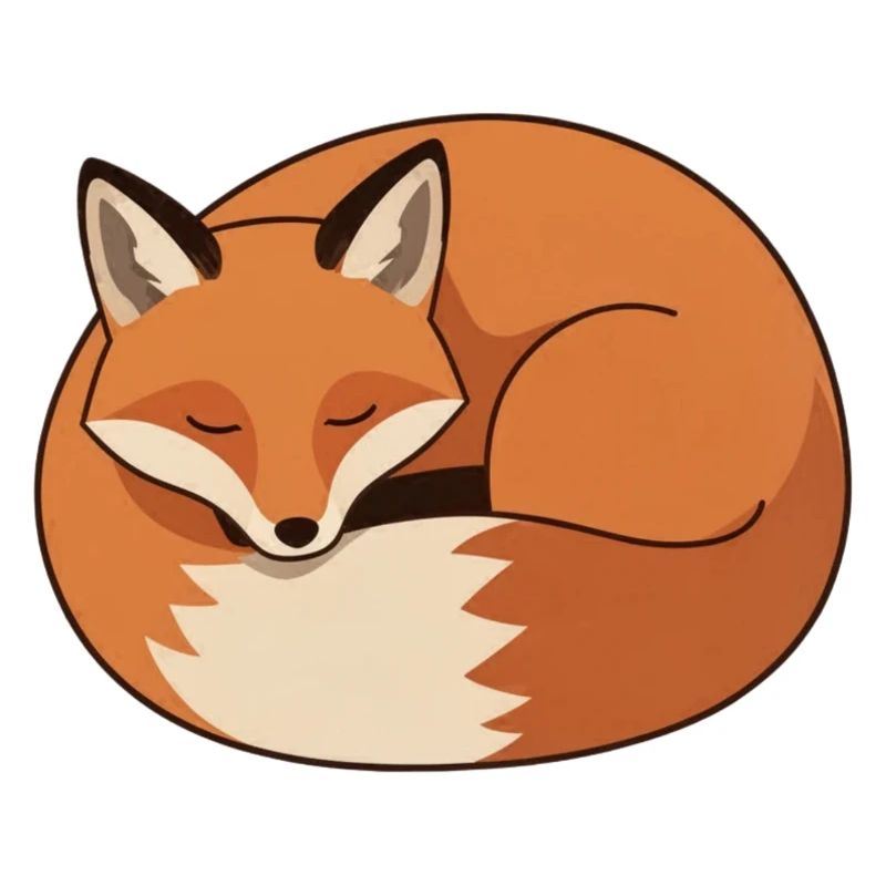 Sleeping Fox Gift