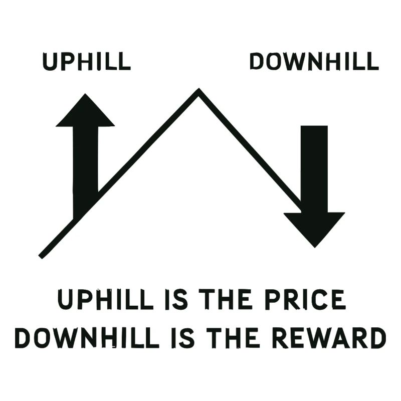 Gravity MTB : la montée est le prix, la récompense de la descente