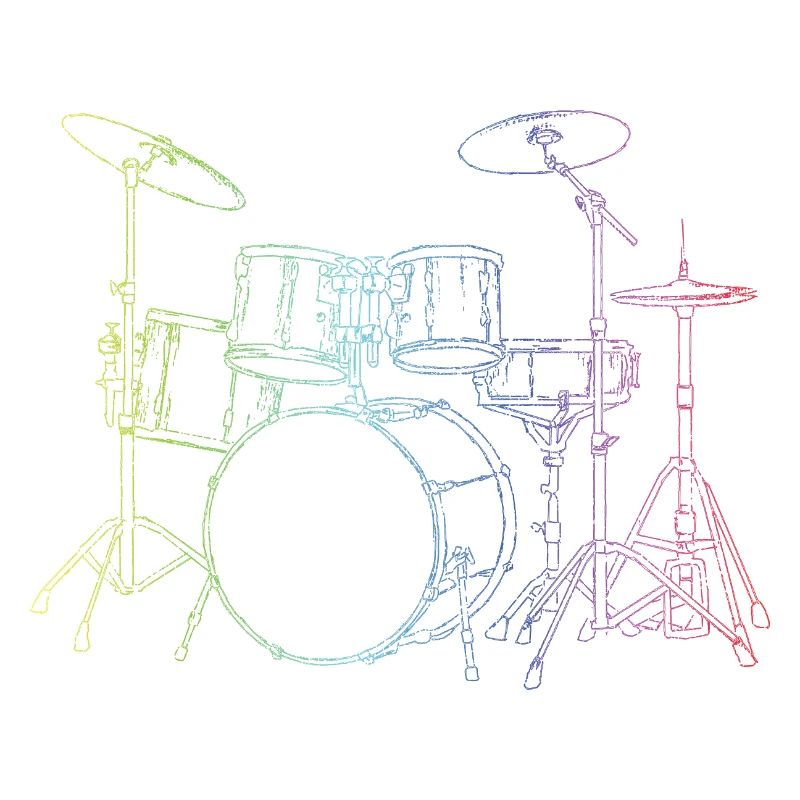 Drumset Sticks Schlagzeuger Schlagzeug Drummer