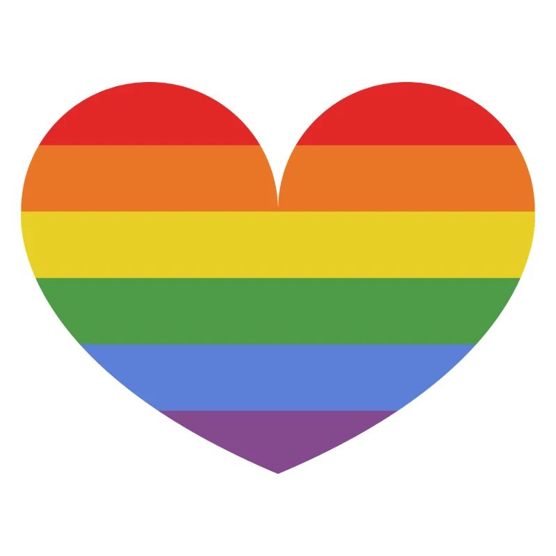 Rainbow heart