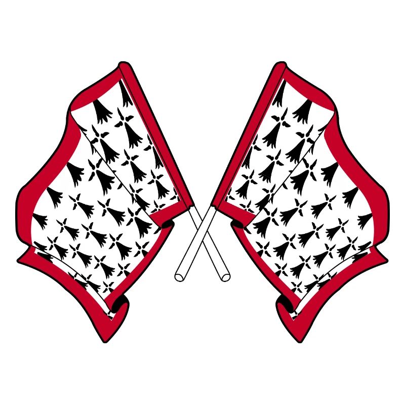 Drapeaux croisés du Limousin