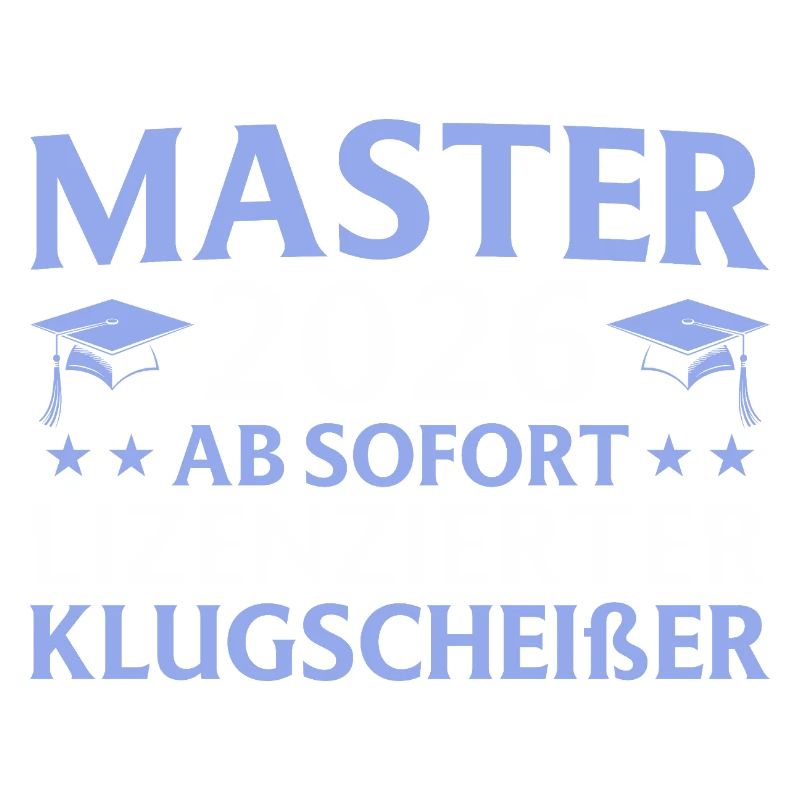 Studium geschafft 2026 Master Abschluss Geschenk