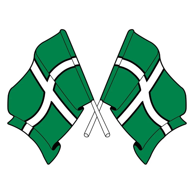 Drapeaux croisés du Devon