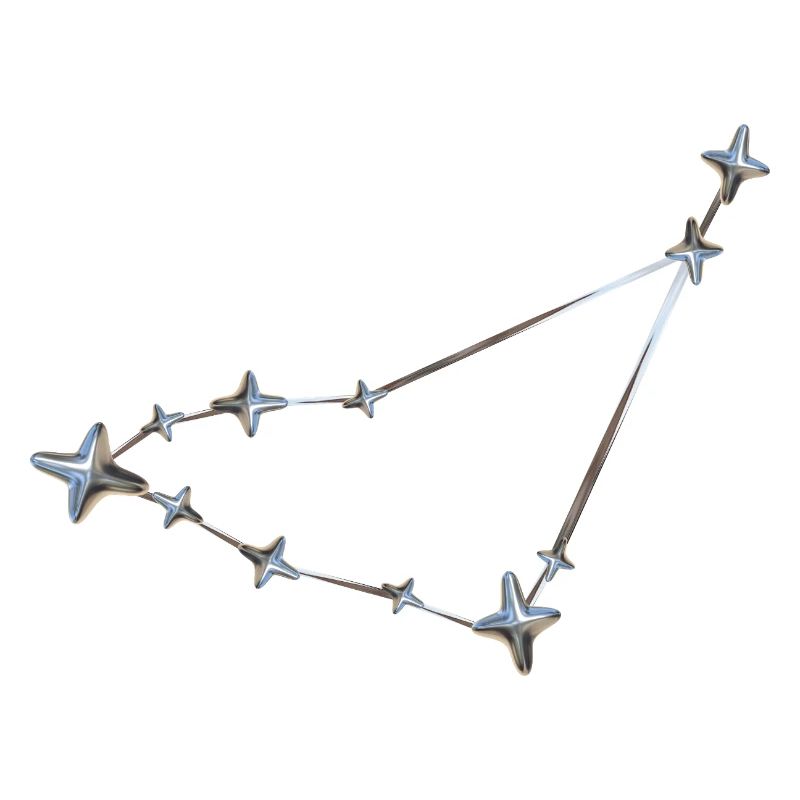 Rangée d’étoiles Conception de constellation