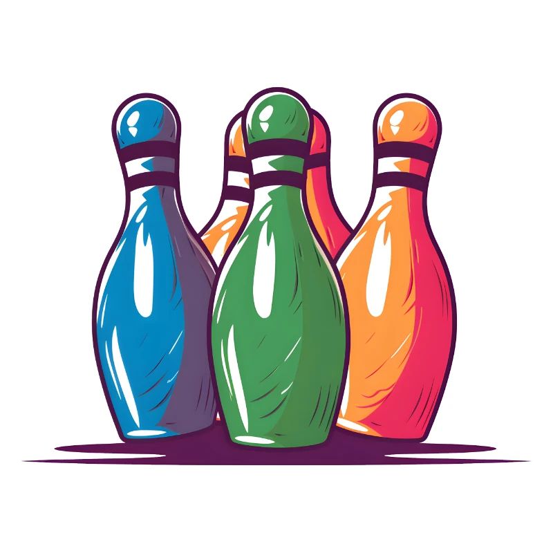 Quilles de bowling style comique