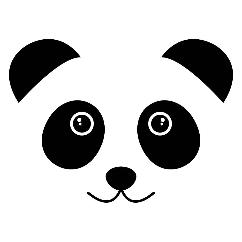 Visage de panda
